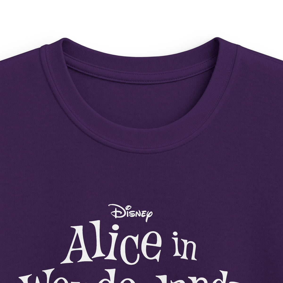 Kids Alice in Wonderland Purple Tee