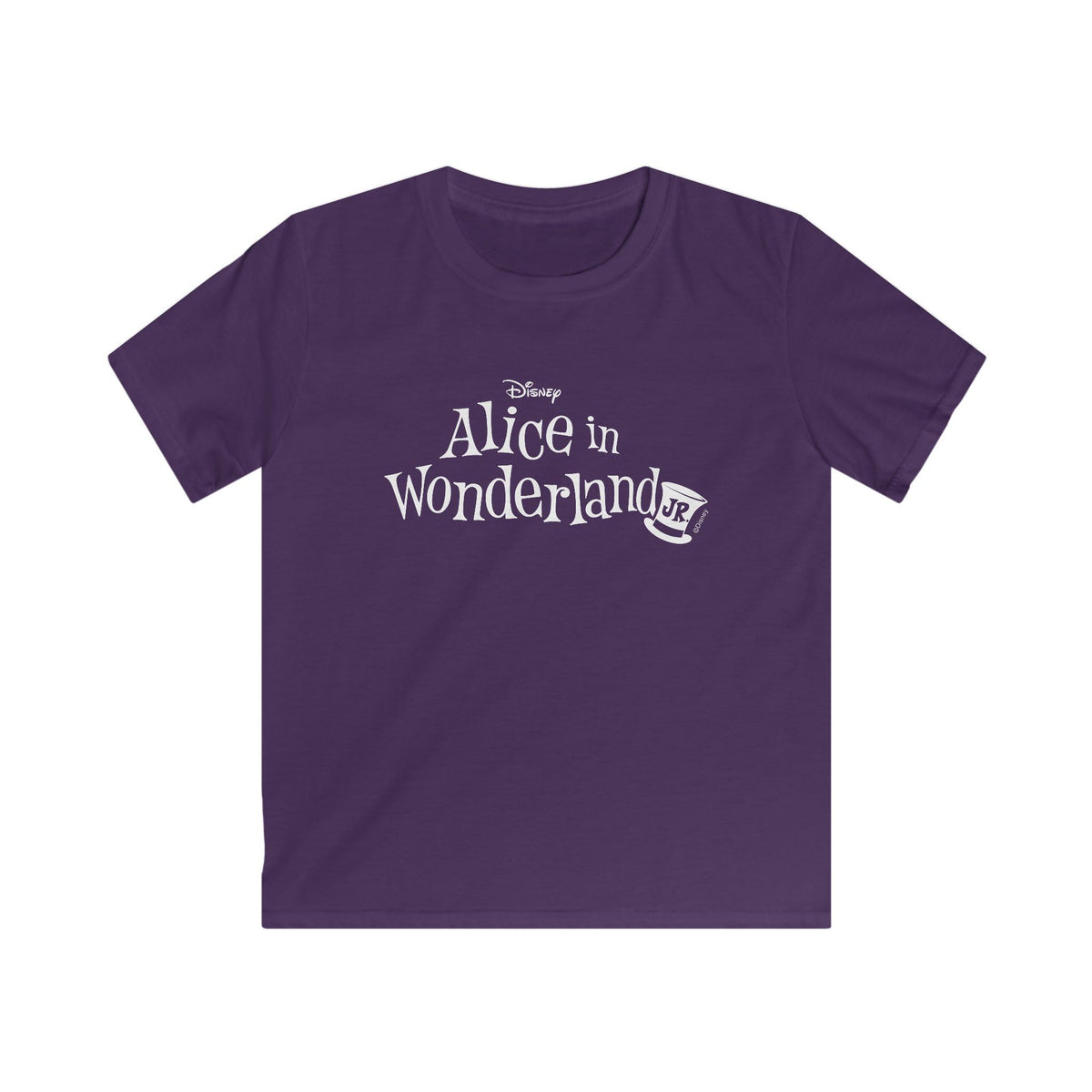 Kids Alice in Wonderland Purple Tee