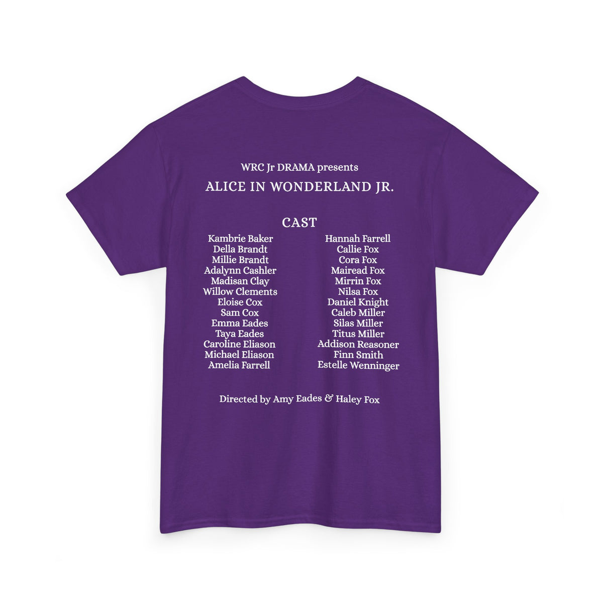 Alice-In-Wonderland-Jr-Adult Unisex 2026 Production