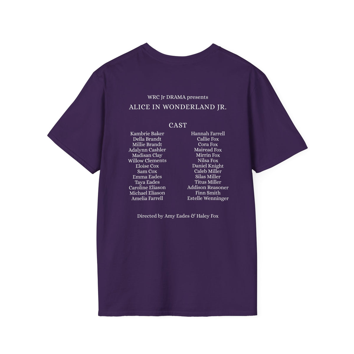 Alice in Wonderland Jr. Playbill Cast T-Shirt